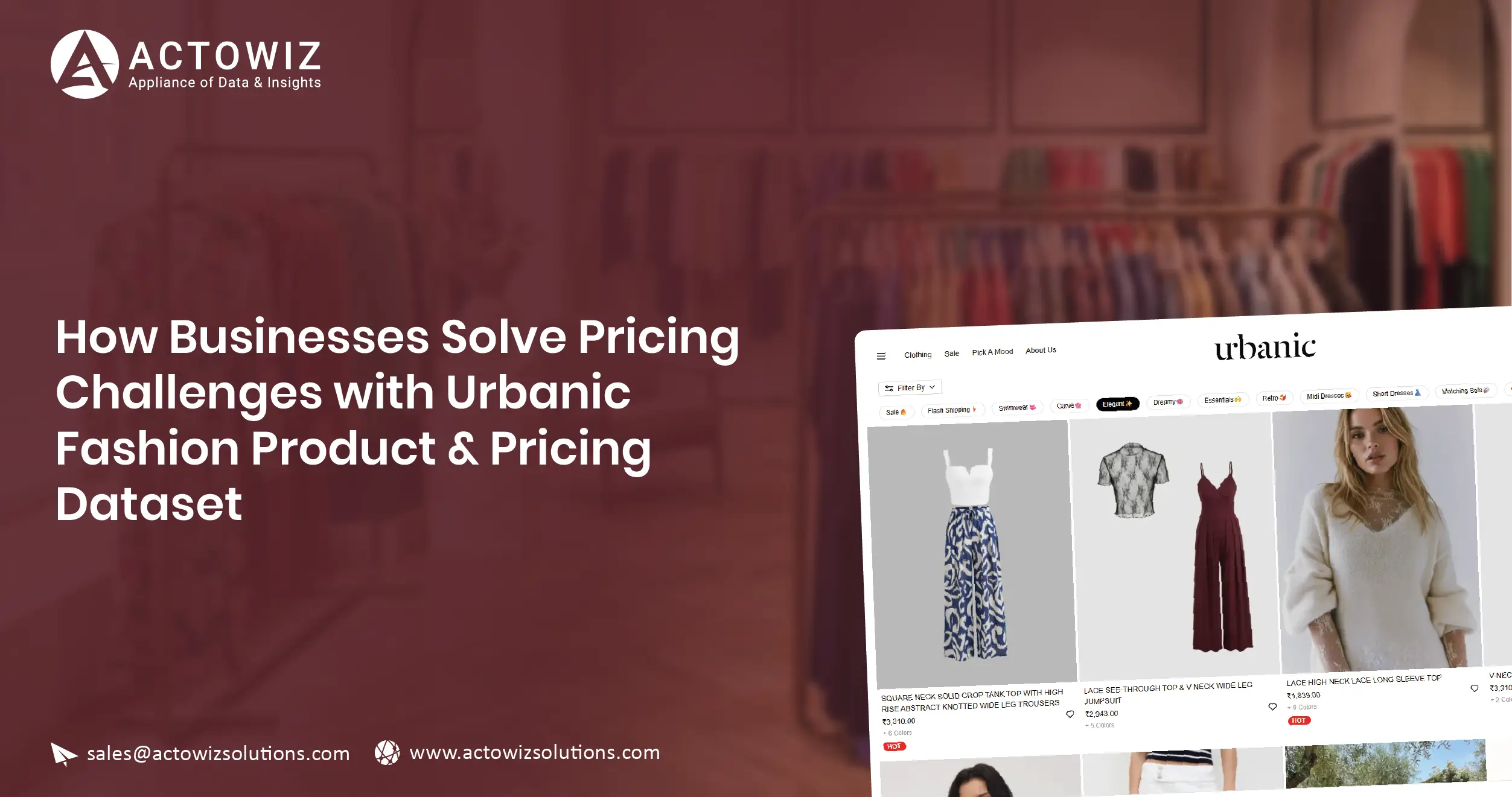Urbanic Fashion Product & Pricing Dataset